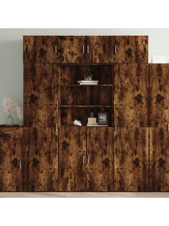 Augstais skapītis koka krāsa 80x42,5x185 inženierijas koks