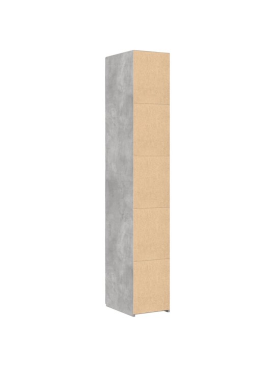 Augstais skapītis, betonpelēks,30x42,5x185cm, inženierijas koks