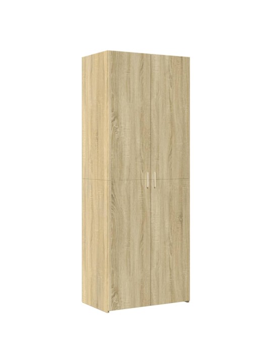 Augstais skapītis koka krāsa 70x42,5x185cm inženierijas koks