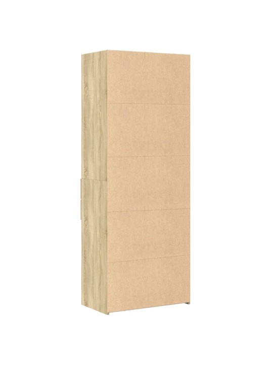 Augstais skapītis koka krāsa 70x42,5x185cm inženierijas koks