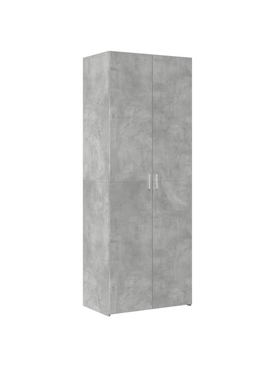 Augstais skapītis betonpelēks 70x42,5x185 cm inženierijas koks