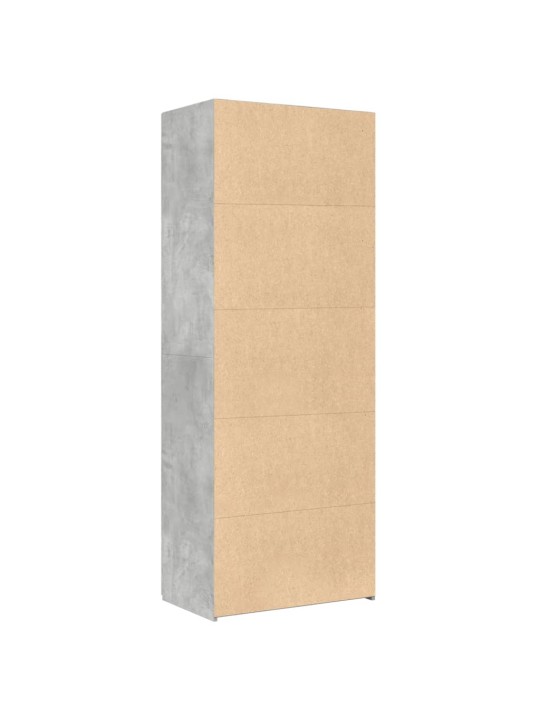 Augstais skapītis betonpelēks 70x42,5x185 cm inženierijas koks