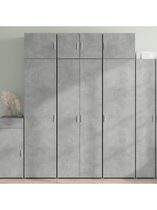 Augstais skapītis betonpelēks 70x42,5x185 cm inženierijas koks
