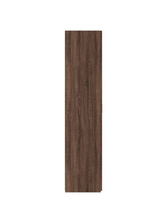 Augstais skapītis brūna ozola 70x42,5x185cm inženierijas koks