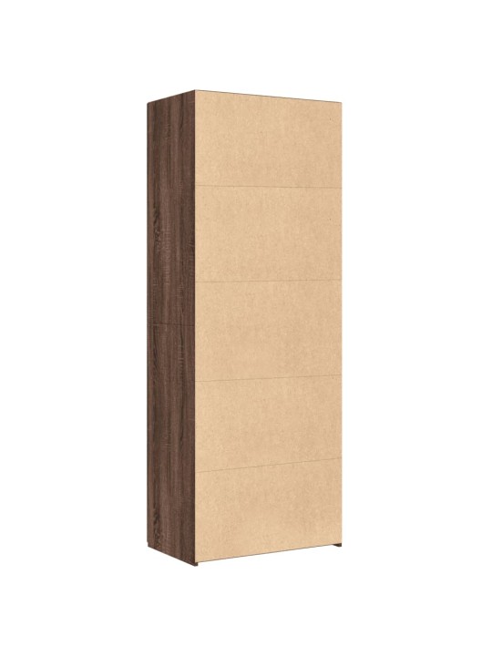Augstais skapītis brūna ozola 70x42,5x185cm inženierijas koks