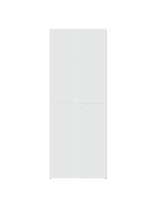 Augstais skapītis, balts, 70x42,5x185 cm, inženierijas koks