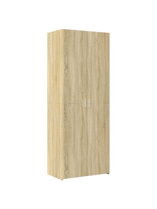 Augstais skapītis koka krāsa 70x42,5x185cm inženierijas koks