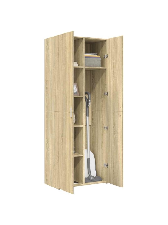 Augstais skapītis koka krāsa 70x42,5x185cm inženierijas koks