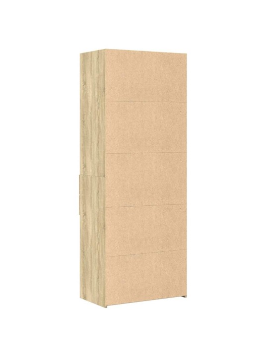 Augstais skapītis koka krāsa 70x42,5x185cm inženierijas koks
