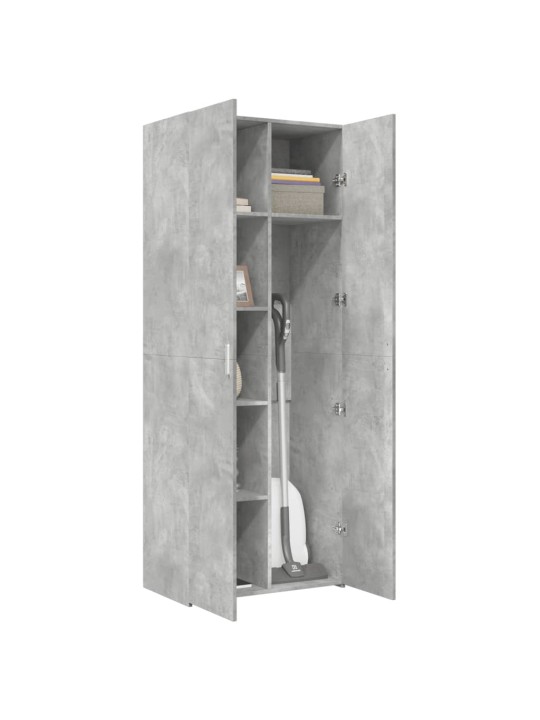 Augstais skapītis betonpelēks 70x42,5x185 cm inženierijas koks