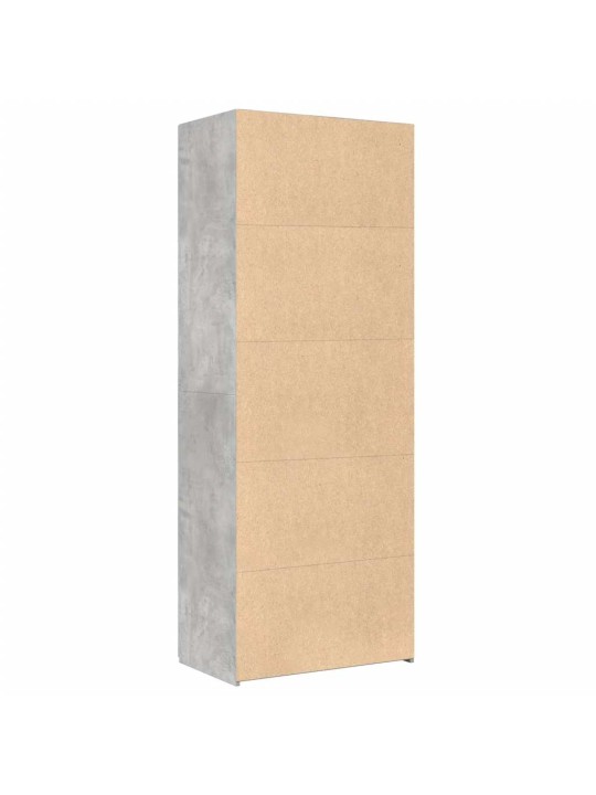 Augstais skapītis betonpelēks 70x42,5x185 cm inženierijas koks