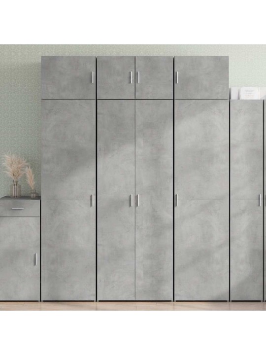 Augstais skapītis betonpelēks 70x42,5x185 cm inženierijas koks