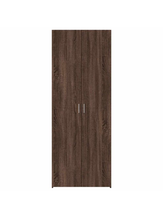 Augstais skapītis brūna ozola 70x42,5x185cm inženierijas koks