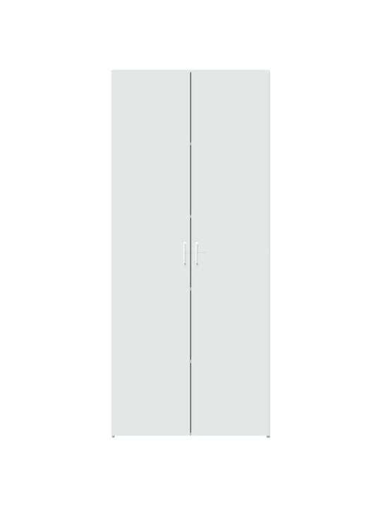 Augstais skapītis balts 80x42,5x185 inženierijas koks