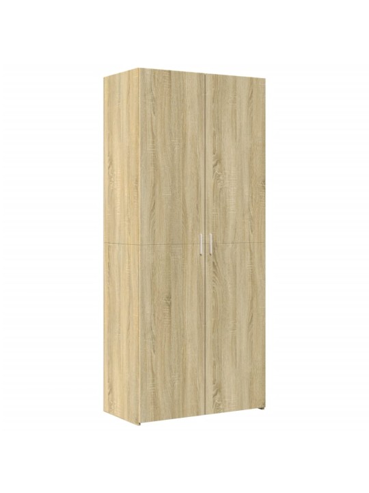Augstais skapītis koka krāsa 80x42,5x185 inženierijas koks