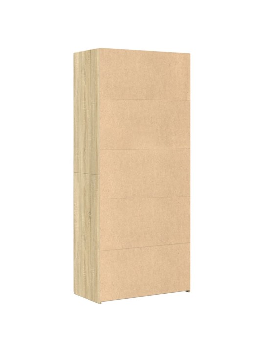 Augstais skapītis koka krāsa 80x42,5x185 inženierijas koks