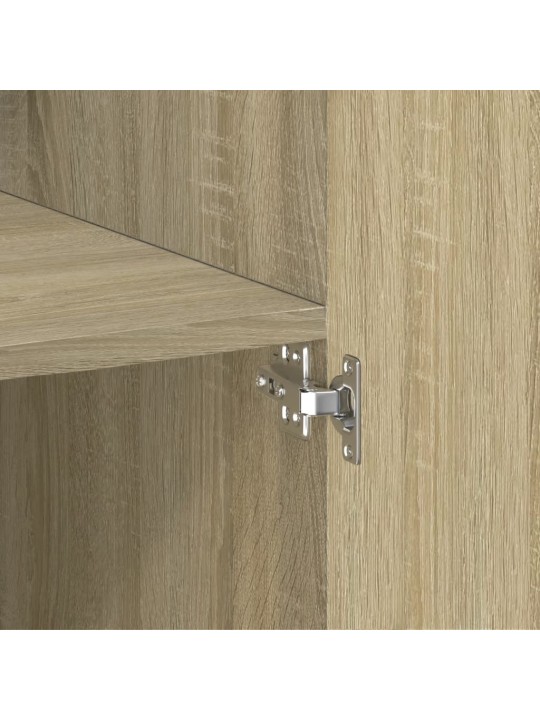 Augstais skapītis koka krāsa 80x42,5x185 inženierijas koks