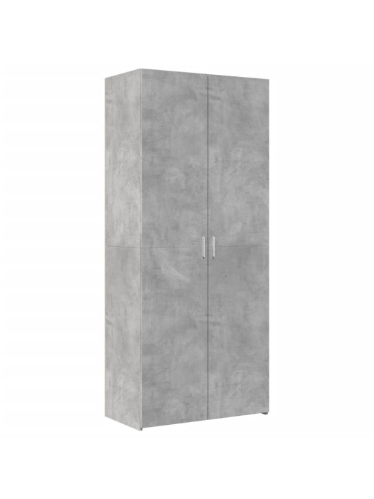 Augstais skapītis betonpelēks 80x42,5x185 inženierijas koks