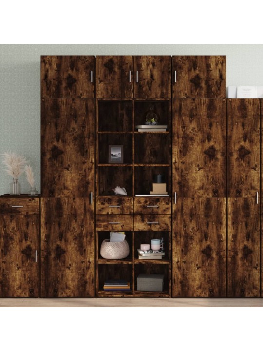 Augstais skapītis, koka krāsa, 70x42,5x185cm, inženierijas koks