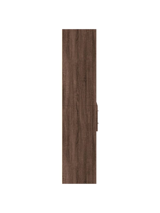 Augstais skapītis brūna ozola 70x42,5x185cm inženierijas koks