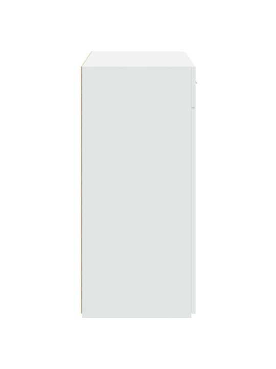 Kumode, balta, 80x42,5x93 cm, inženierijas koks