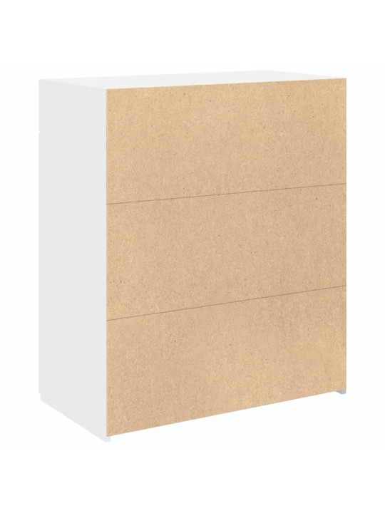 Kumode, balta, 80x42,5x93 cm, inženierijas koks