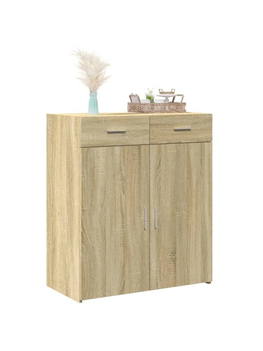 Kumode ozolkoka krāsā 80x42,5x93 cm inženierijas koks
