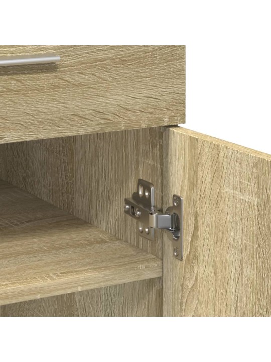 Kumode ozolkoka krāsā 80x42,5x93 cm inženierijas koks