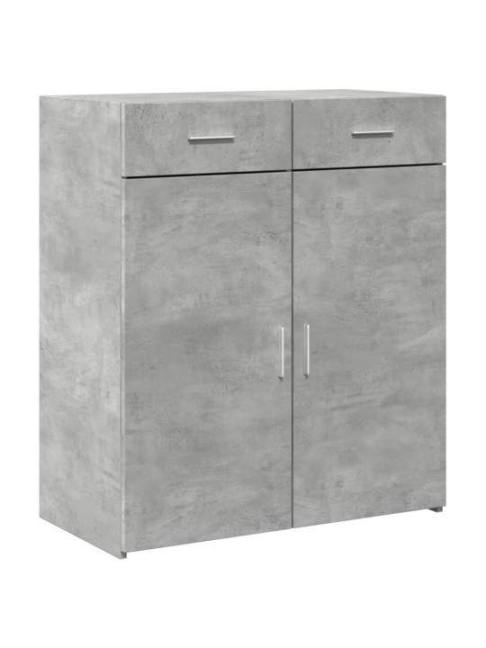 Plaukts betona pelēks 80x42,5x93 cm inženierijas koks
