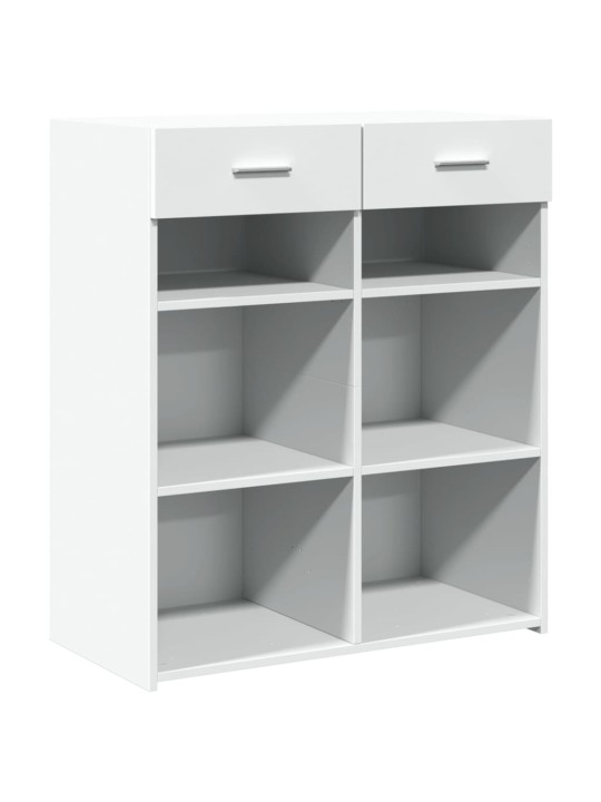 Kumode, balta, 80x42,5x93 cm, inženierijas koks