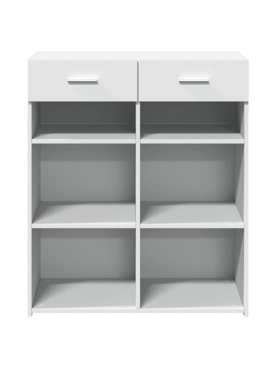 Kumode, balta, 80x42,5x93 cm, inženierijas koks