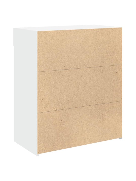 Kumode, balta, 80x42,5x93 cm, inženierijas koks