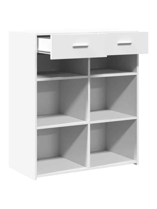 Kumode, balta, 80x42,5x93 cm, inženierijas koks