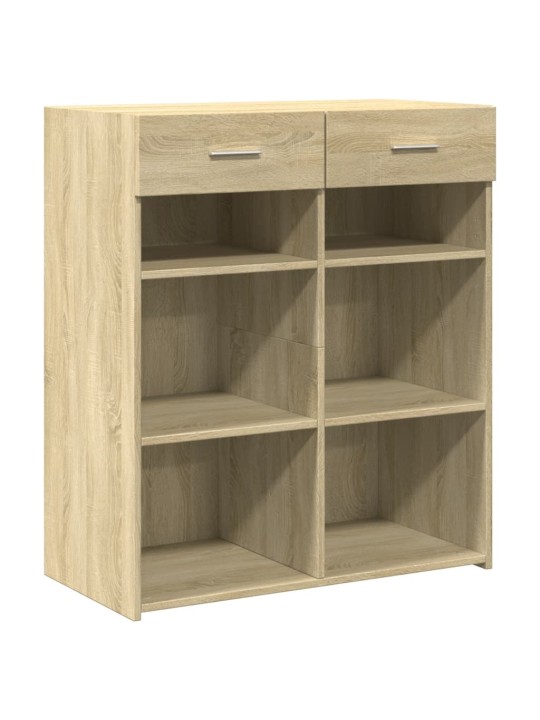 Plaukts ozolkoka krāsā 80x42,5x93 cm inženierijas koks