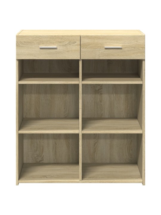 Plaukts ozolkoka krāsā 80x42,5x93 cm inženierijas koks