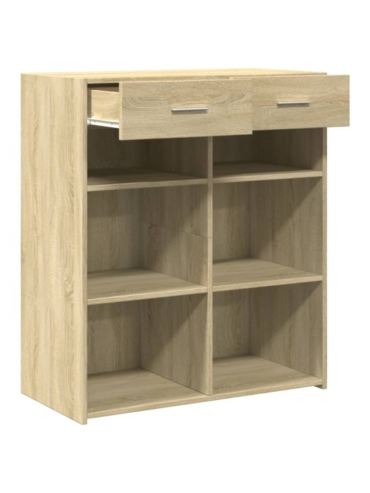 Plaukts ozolkoka krāsā 80x42,5x93 cm inženierijas koks