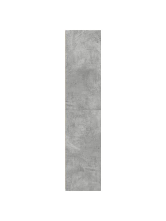 Augstais skapītis, betonpelēks, 40x41x185 cm, inženierijas koks