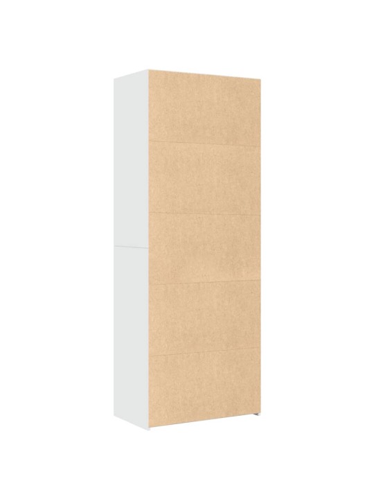 Augstais skapis, balts, 70x41x185 cm, inženierijas koks