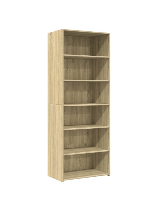 Augstais skapītis ozolkoka krāsa 70x41x185 cm inženierijas koks