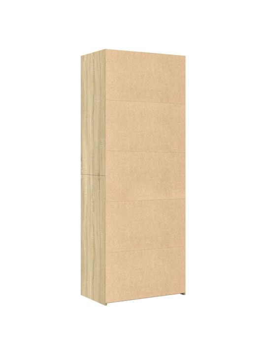 Augstais skapītis ozolkoka krāsa 70x41x185 cm inženierijas koks