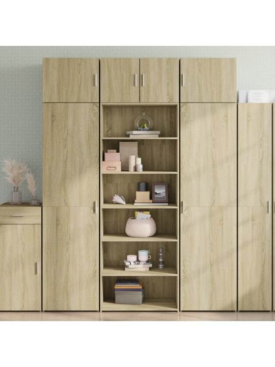 Augstais skapītis ozolkoka krāsa 70x41x185 cm inženierijas koks