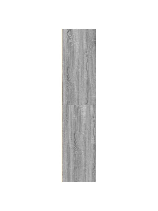 Augstais skapītis pelēka ozola 70x41x185 cm inženierijas koks
