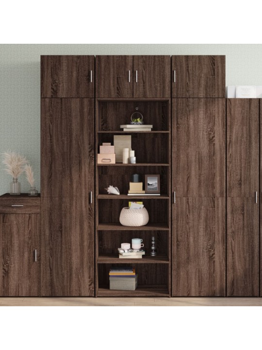 Augstais skapītis ozolkoka krāsa 70x41x185 cm inženierijas koks