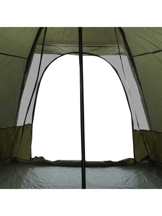 Ģimenes telts, tipi, 6 personām, olīvu zaļa, ūdensnecaurlaidīga