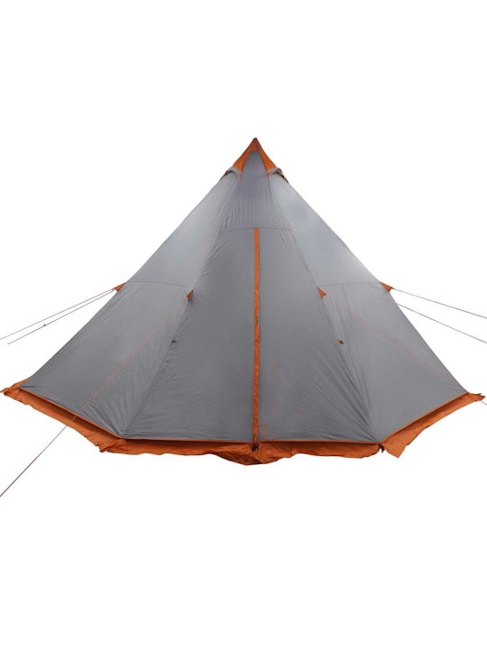 Ģimenes telts, tipi, 6 personām, pelēka, ūdensnecaurlaidīga