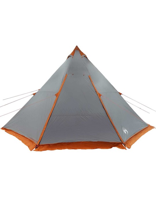 Ģimenes telts, tipi, 6 personām, pelēka, ūdensnecaurlaidīga