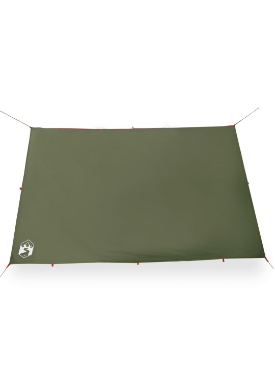 Kempinga tents, olīvu zaļa, 306x306 cm, ūdensizturīga