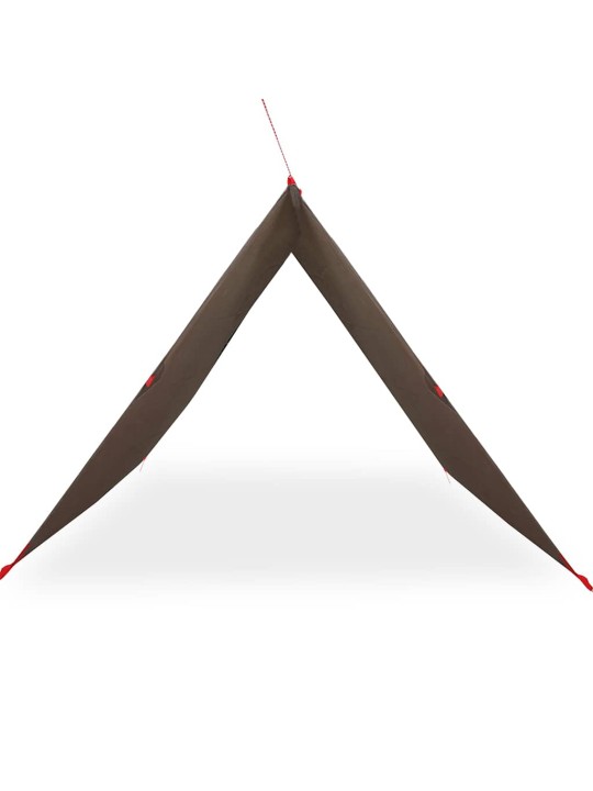 Kempinga tents, brūna, 306x306 cm, ūdensizturīga