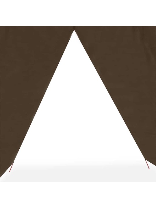 Kempinga tents, brūna, 306x306 cm, ūdensizturīga