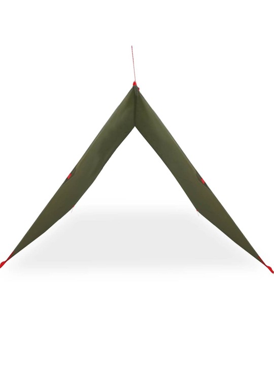 Kempinga tents, olīvu zaļa, 406x306 cm, ūdensizturīga
